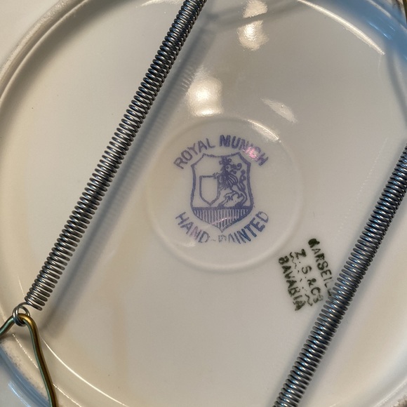 Vintage Bavaria Royal Munich Hand Painted Daisies & Poppies Signed Feuillet - Picture 4 of 15